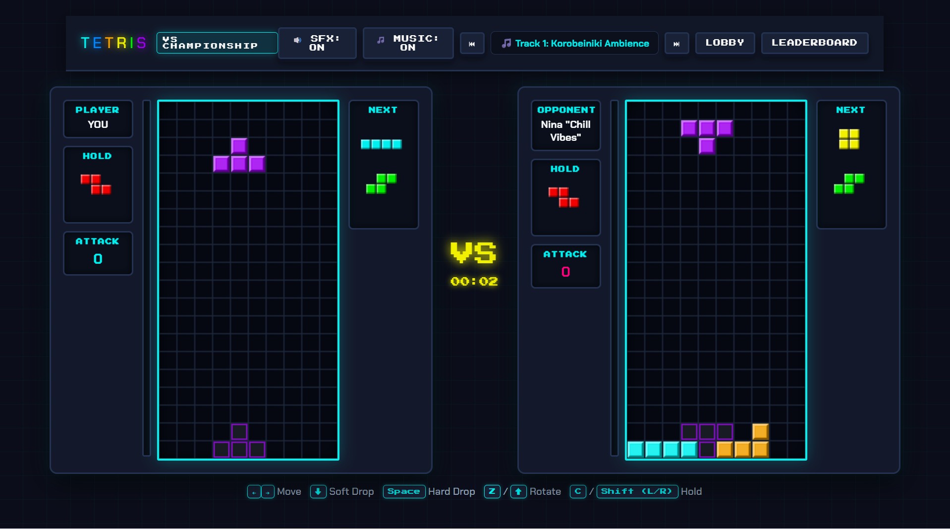 Tetris Versus